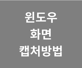 윈도우 7, 8, 10, 11에서 화면 캡처 효율적으로 이용하기: 유용한 단축키 5가지 정리
