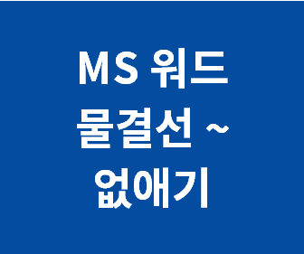 MS 워드에서 물결선과 테두리선 삭제 및 효과적으로 숨기는 방법 안내